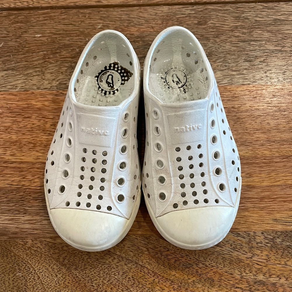 White Native shoes